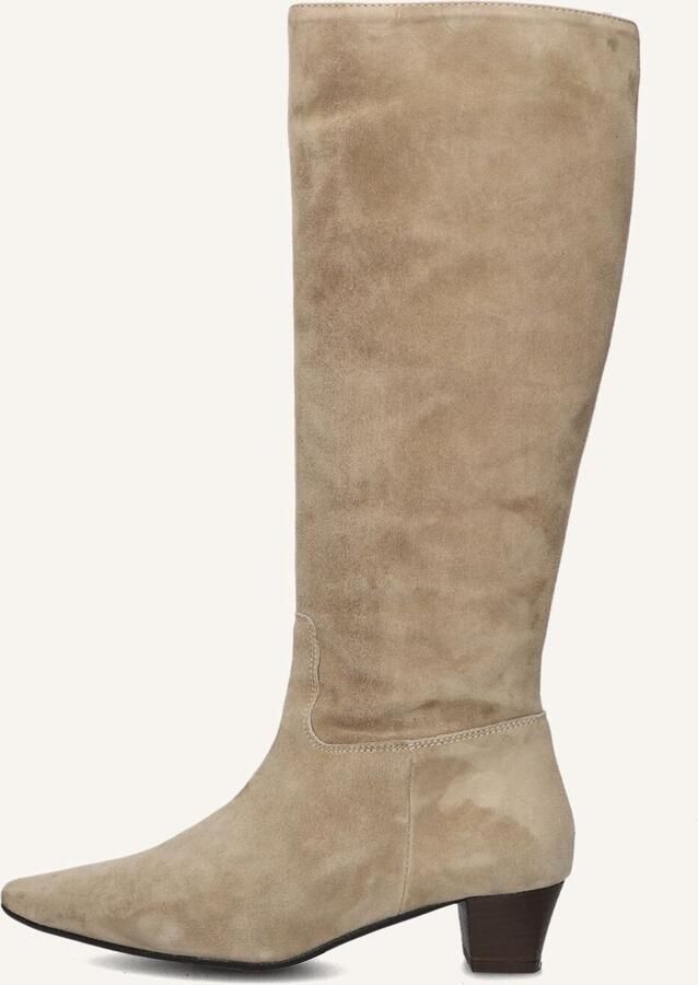 STEFANO LAURAN Hoge Laarzen Dames 010-290 Maat: 38 Materiaal: Suède Kleur: Beige