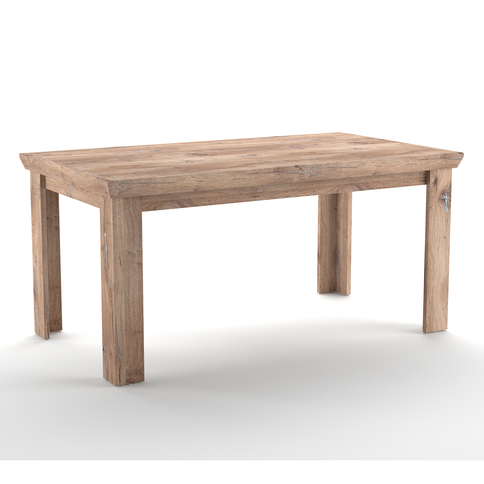 Esstisch PORTUM - Flagstaff Eiche -159,5 cm