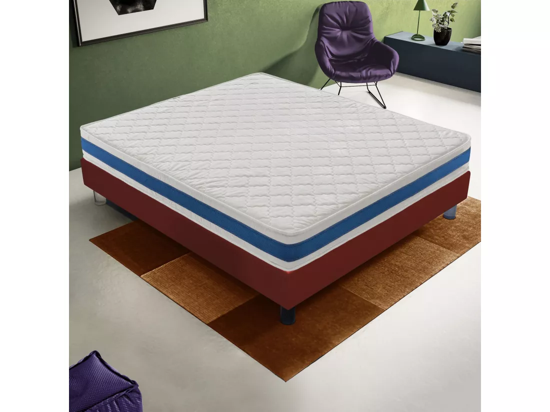 Matelas en mousse - réversible - 11 zones de confort – niveau de rigidité H3 100x190 cm