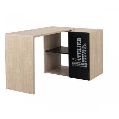 Gautier - Bureau plateau mobile Atelier