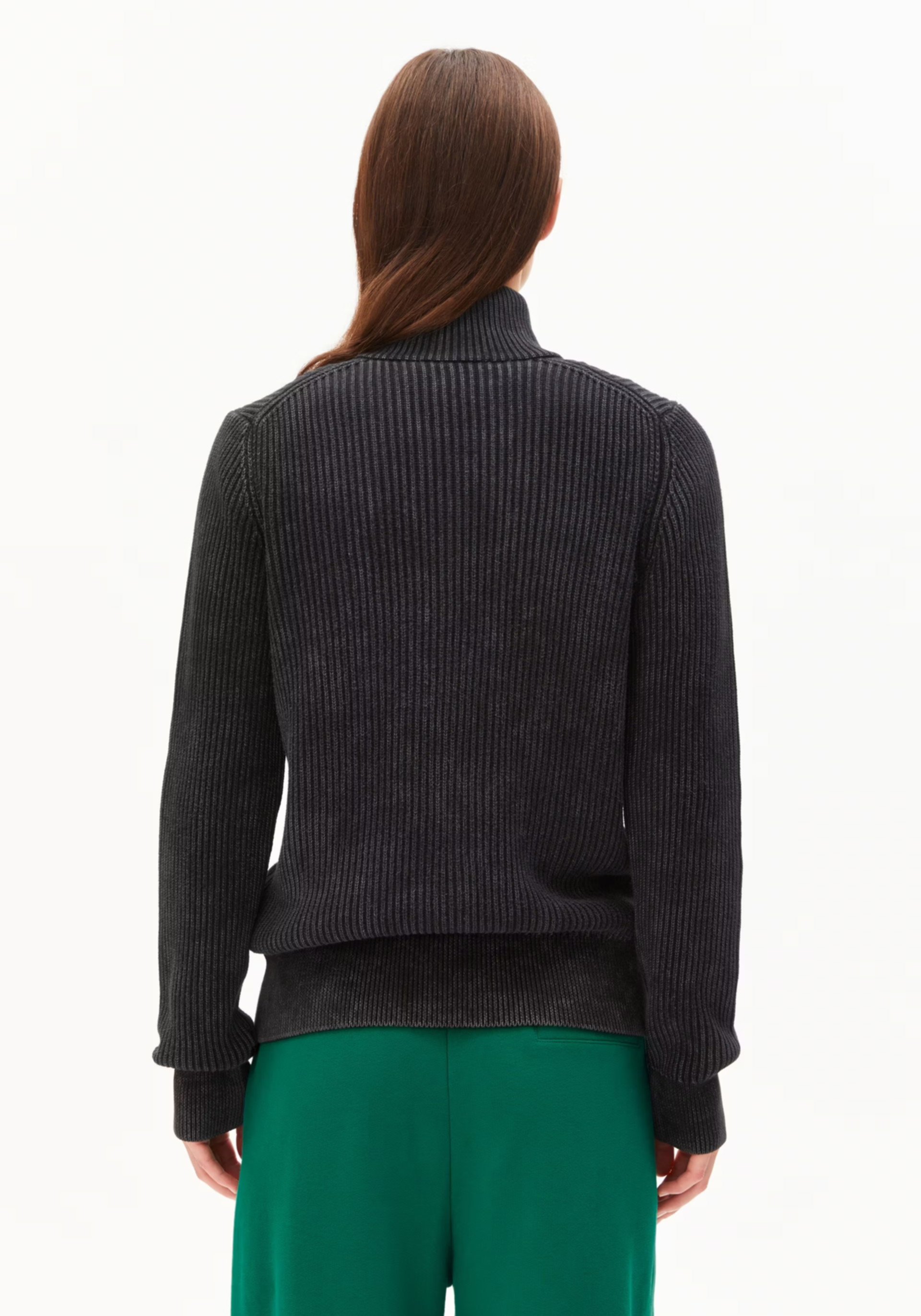 Armedangels Strick-Cardigan Rebeccaa Gmt Dye Black