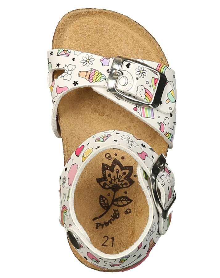 Sandalen ALICE in weiß/pink