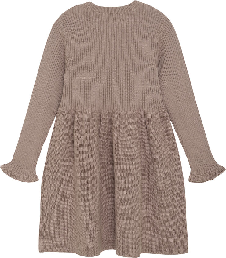 Huttelihut Dress LS Knit Fawn