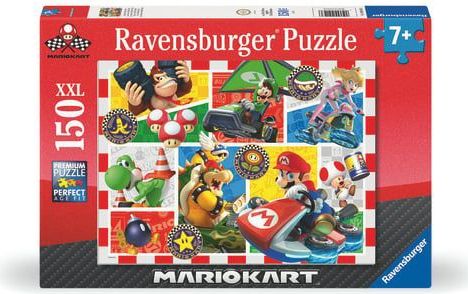 Ravensburger - Mario Kart - Legpuzzel - Multicolor - Karton - 150 Stukjes