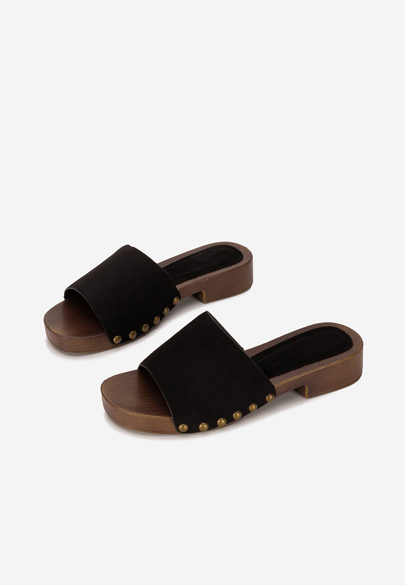 Mules femme noirs Syndi