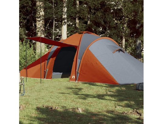 VIDAXL - Pack camping Tente de camping 6 personnes 576x238x193 cm taffetas 185t