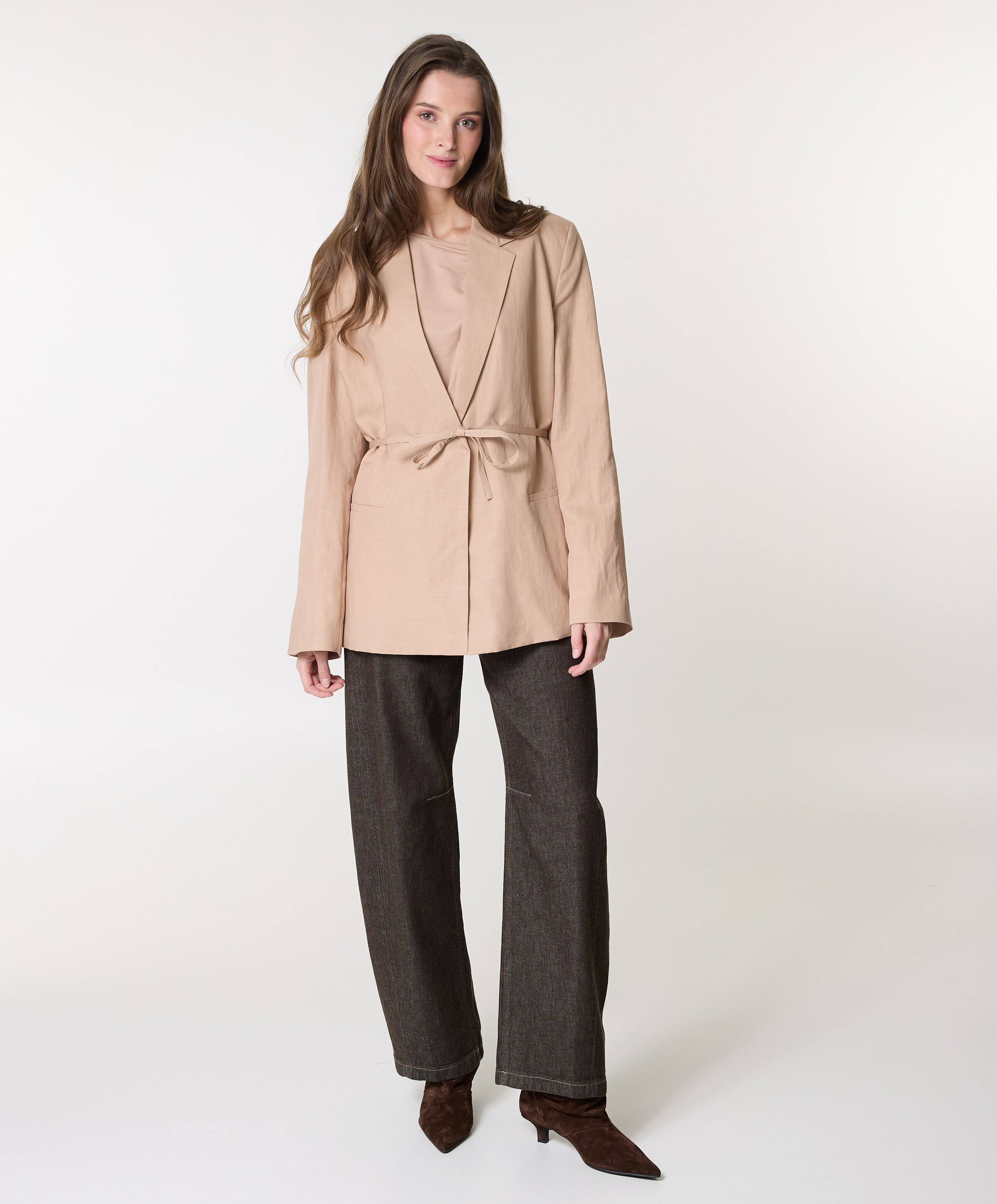 Drykorn Liable dames jeans bruin