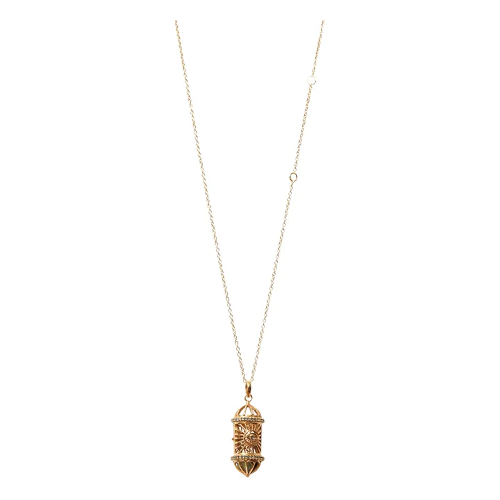 Bohemian Rhapsodie Paris Collier Aleph Topaze | Bleu