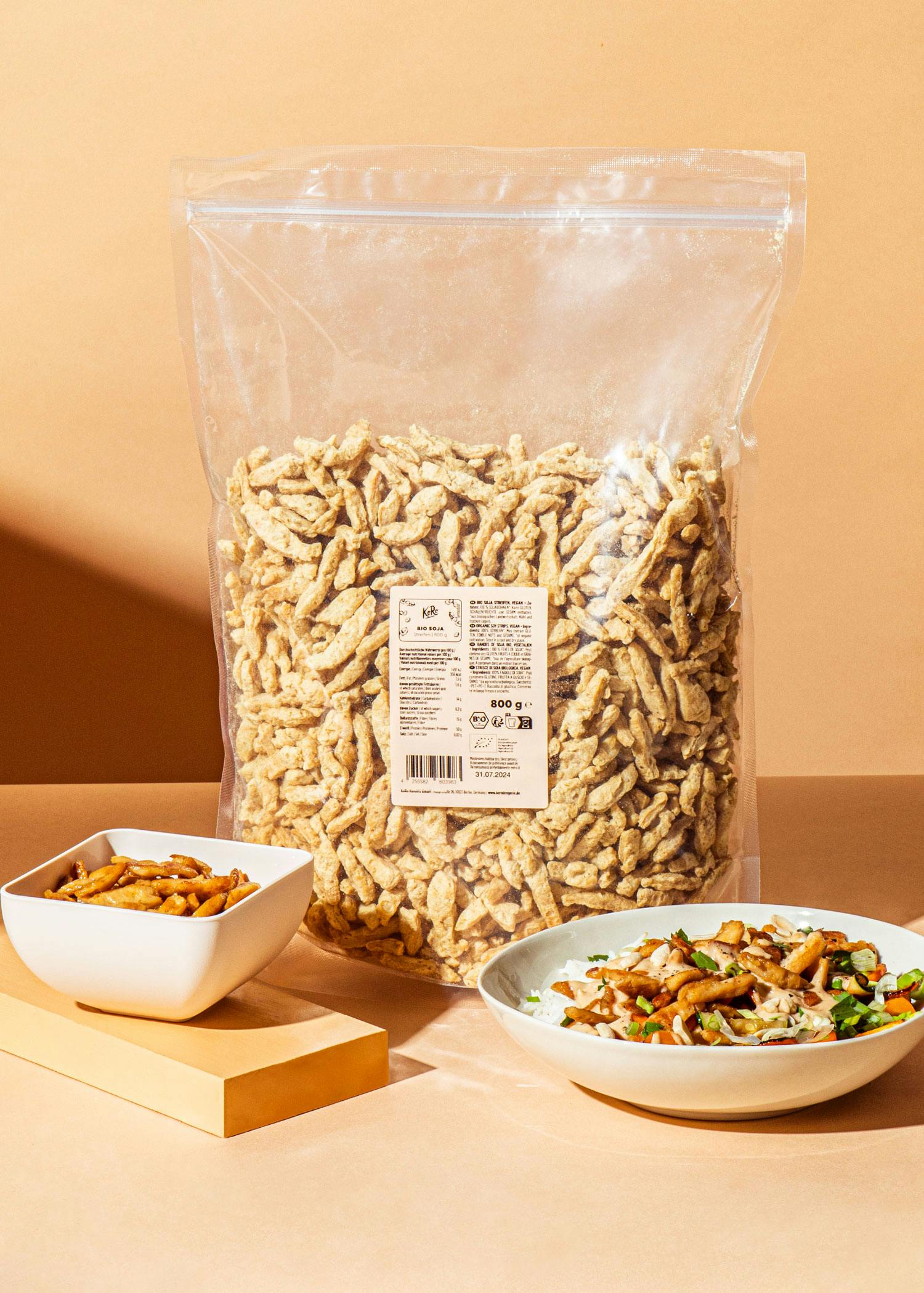 Bio Soja Streifen 800 g