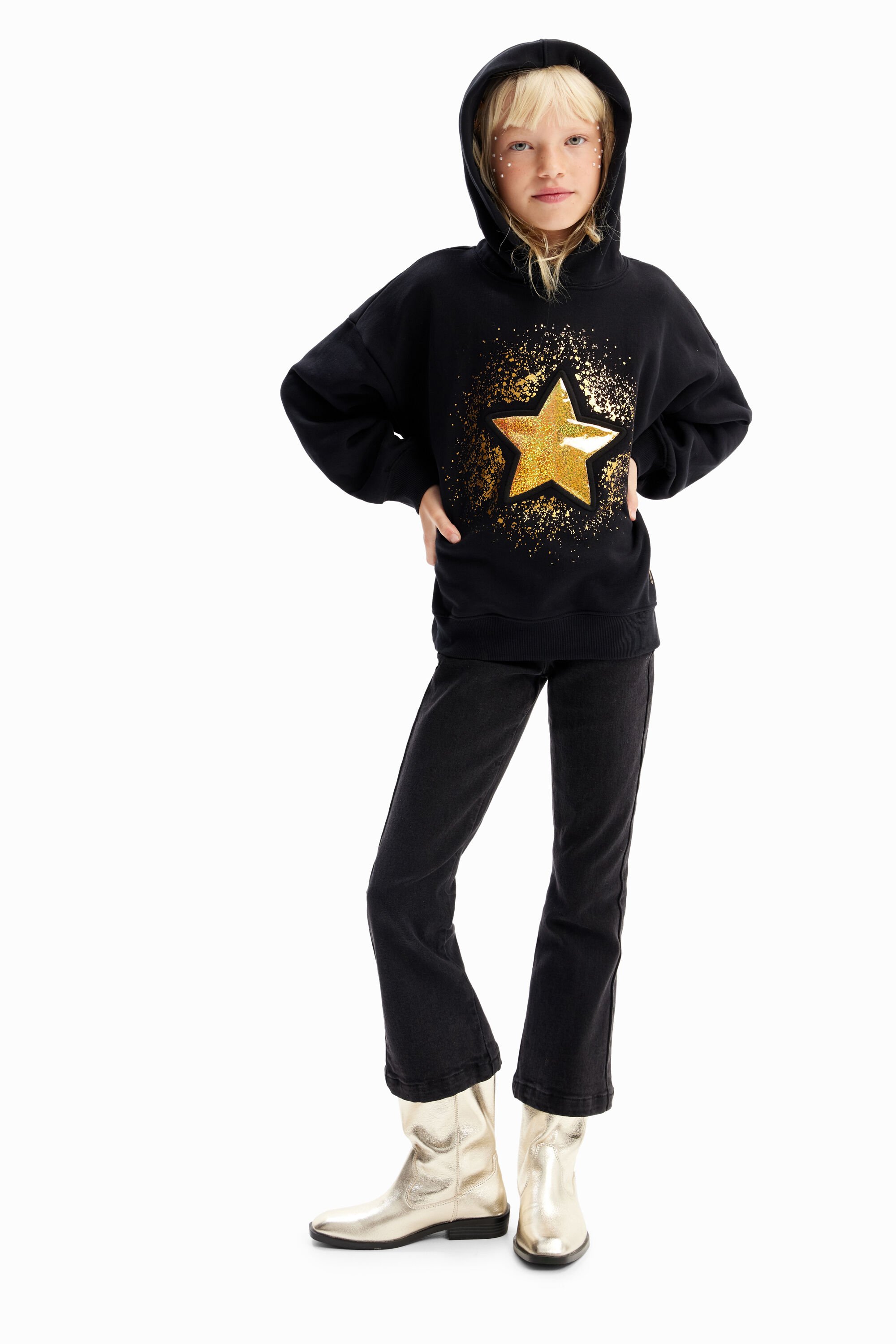 Moletom com estrela brilhante