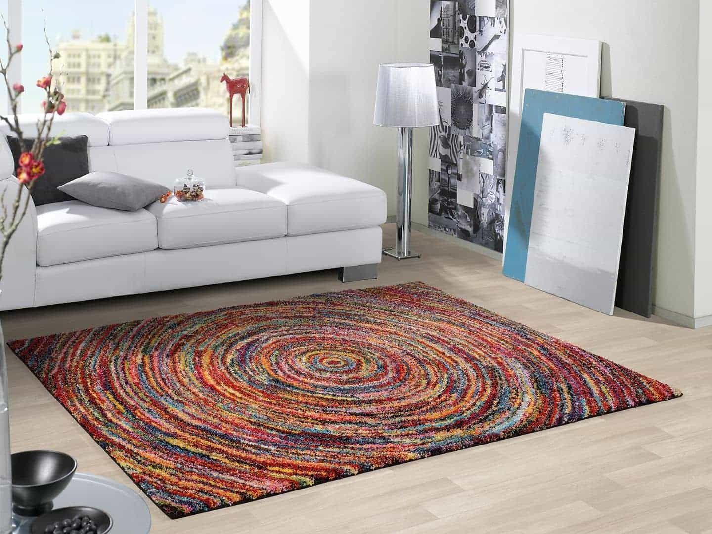 Hochflorteppich SIXTEEN ROUND, ca. 120x170cm