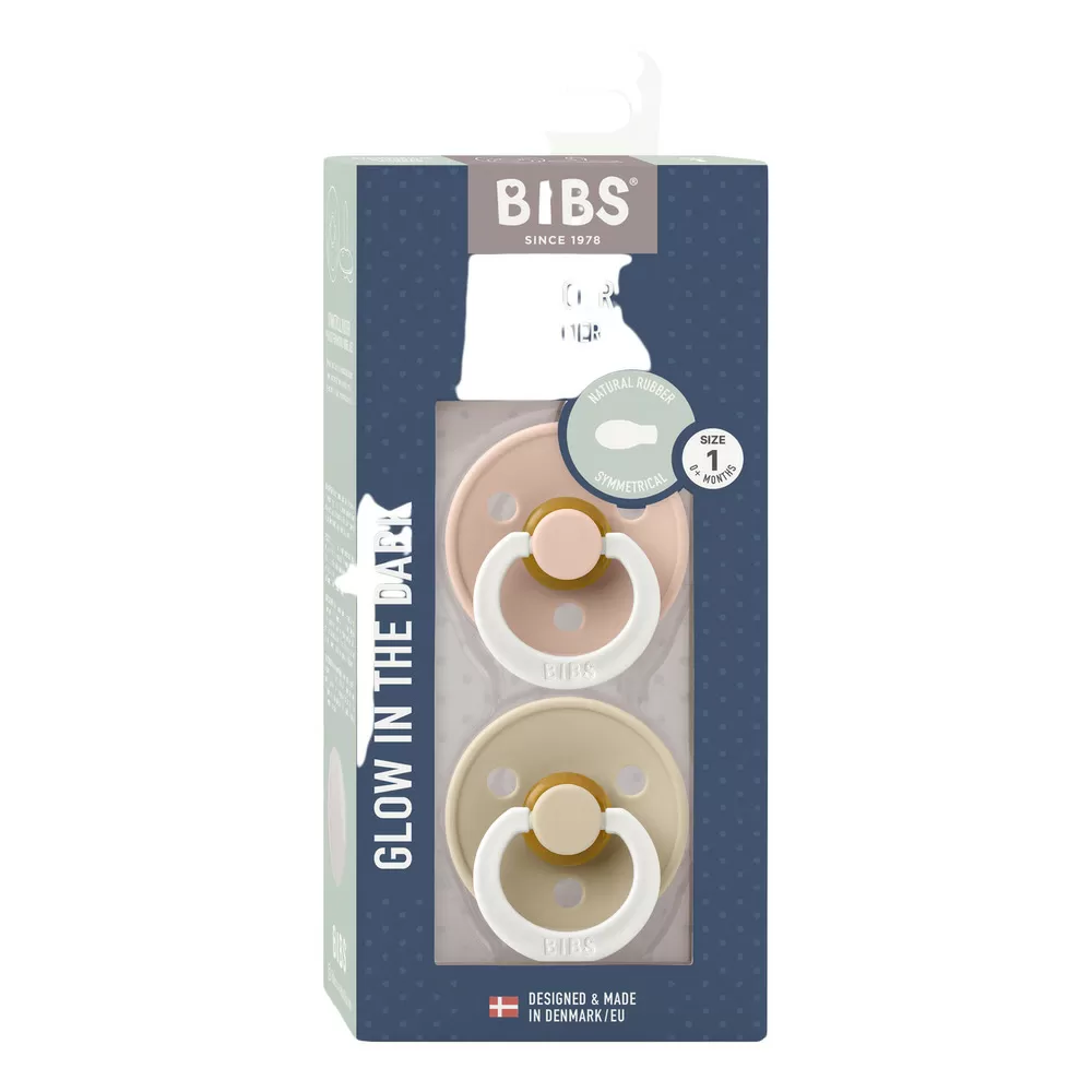 BIBS Colour Latex Symetrisk Blush GLOW/Vanilla GLOW - Flere størrelser