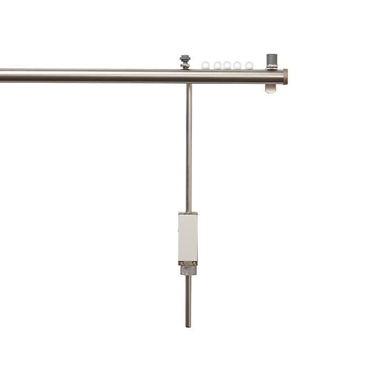 Kit de tringle à rideau pour porte Ikaria GoodHome 100 cm chrome