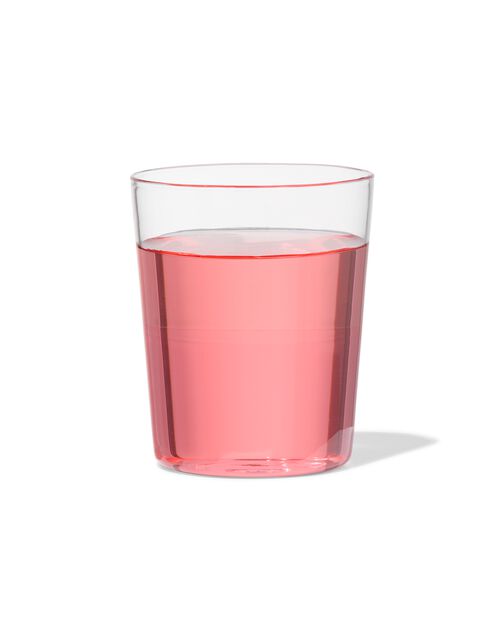 verre à eau 320ml vaisselle dépareillée verre avec rose
