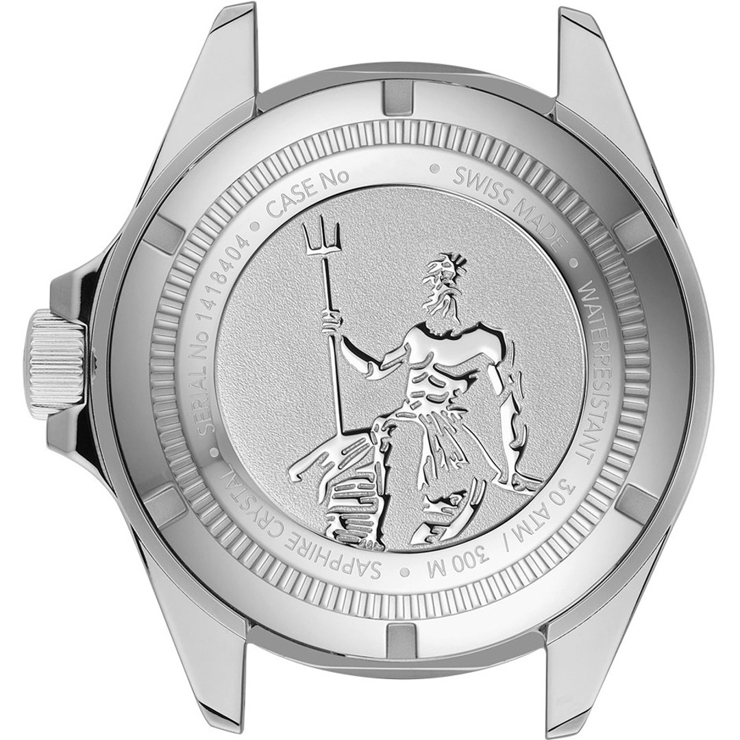 Edox Neptunian Grande Réserve Date Automatic Schwarz