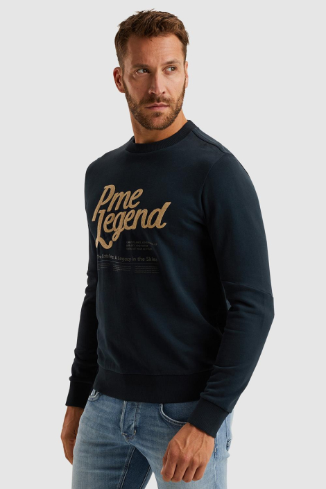 PME legend blauwe heren sweater