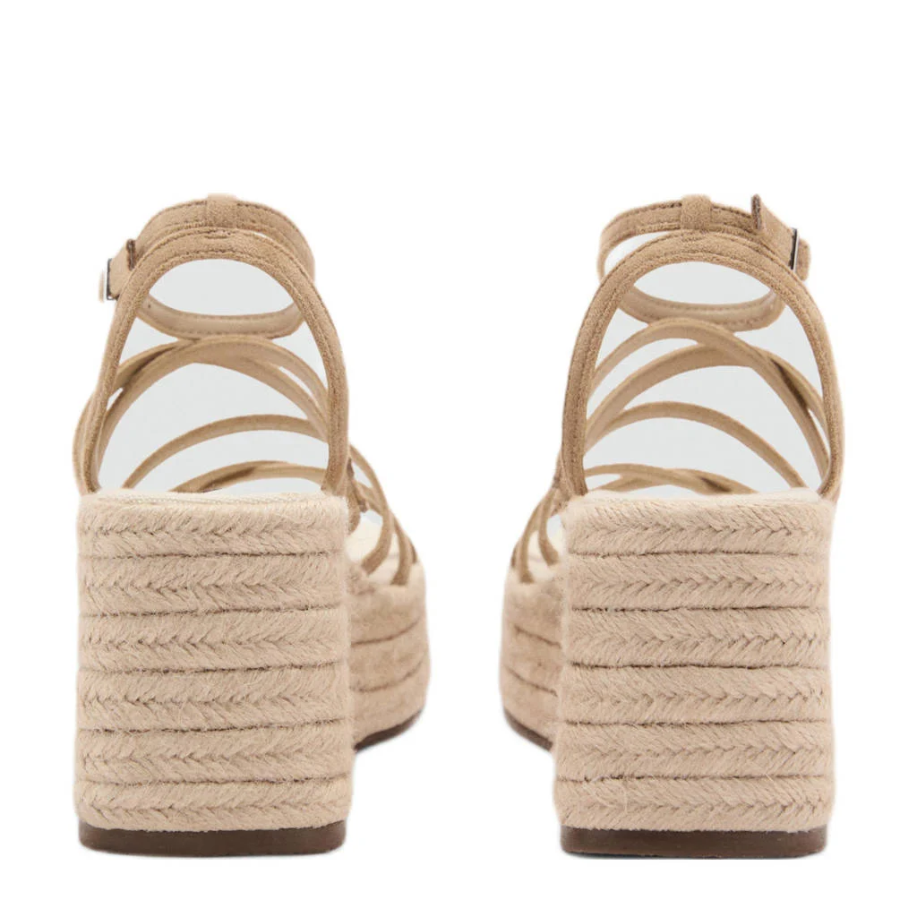 MANGO TEEN espadrilles beige