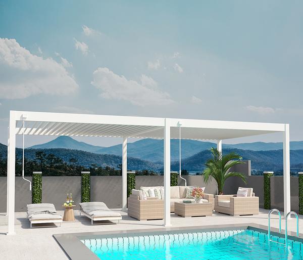 Weide Deluxe Pergola Voll-Alu, ca.