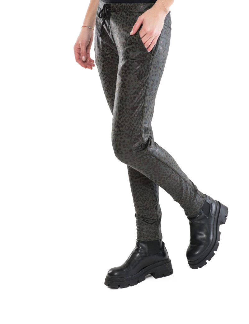 HBT INSOLITES - CRUZ PANTALON KAKI LÉOPARD
