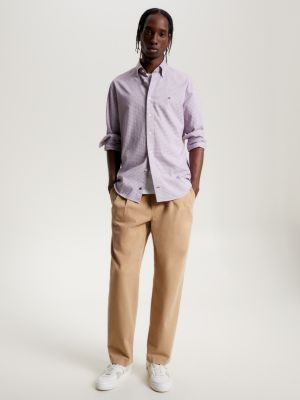 Camisa Micro Check de Corte Regular