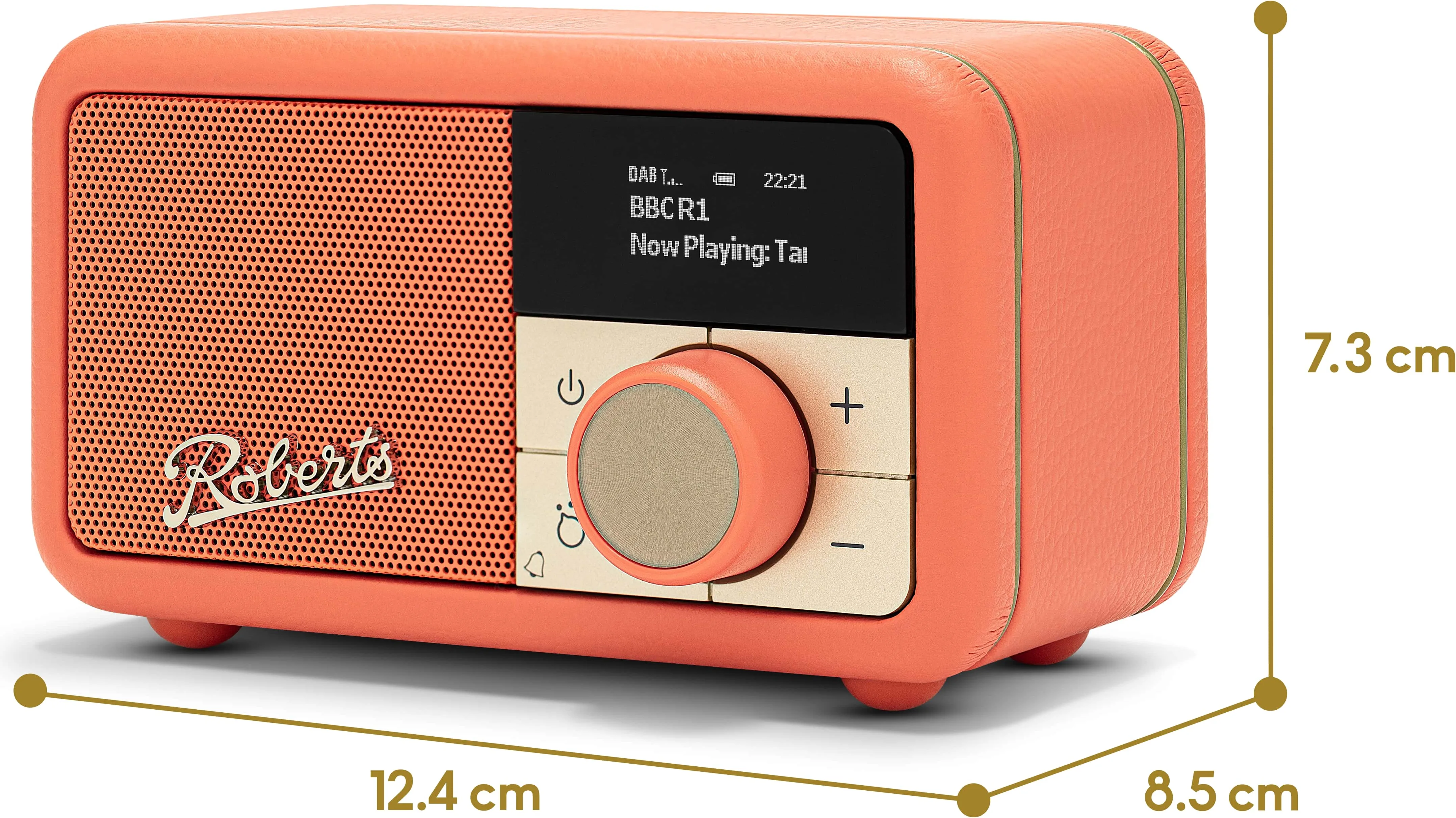 Roberts Revival Petite 2 Orange Enceintes Bluetooth portables