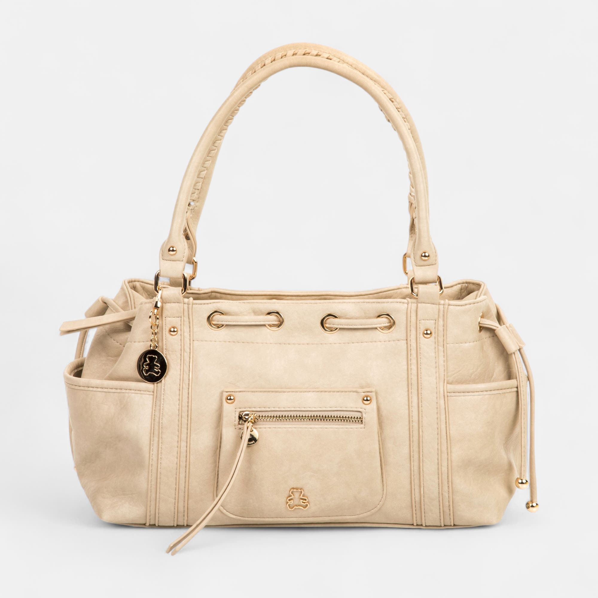 Sac à main beige