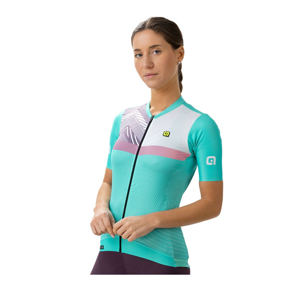 Ale ZIG ZAG - Maillot Femme turquoise