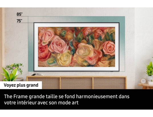 SAMSUNG - TV QLED 4K 214 cm TQ85LS03D The Frame 2024
