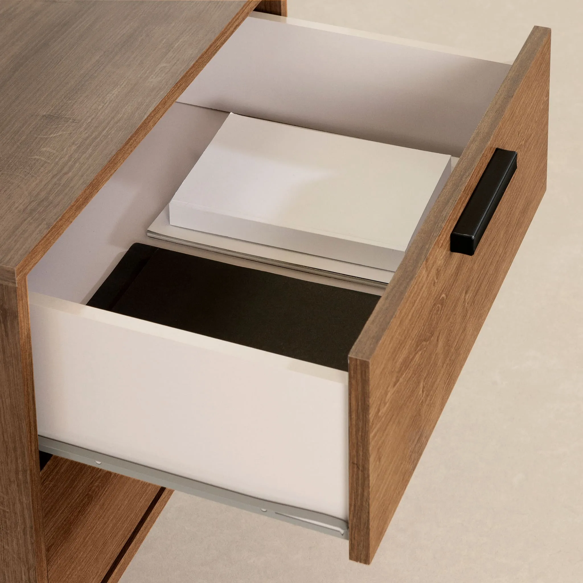 South Shore Table de Nuit - Slendel Bois Foncé