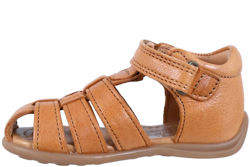 BISGAARD CARLY SANDAL I COGNACFARVET GLAT SKIND