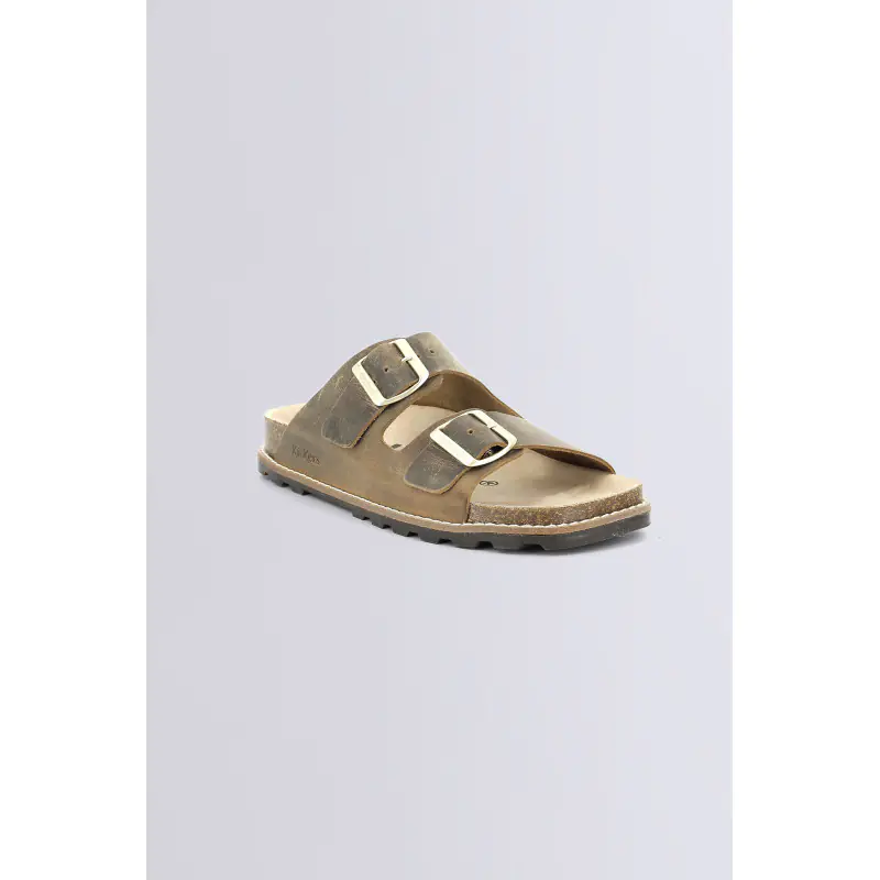 Kick elba Camel MULES Cuir Femme