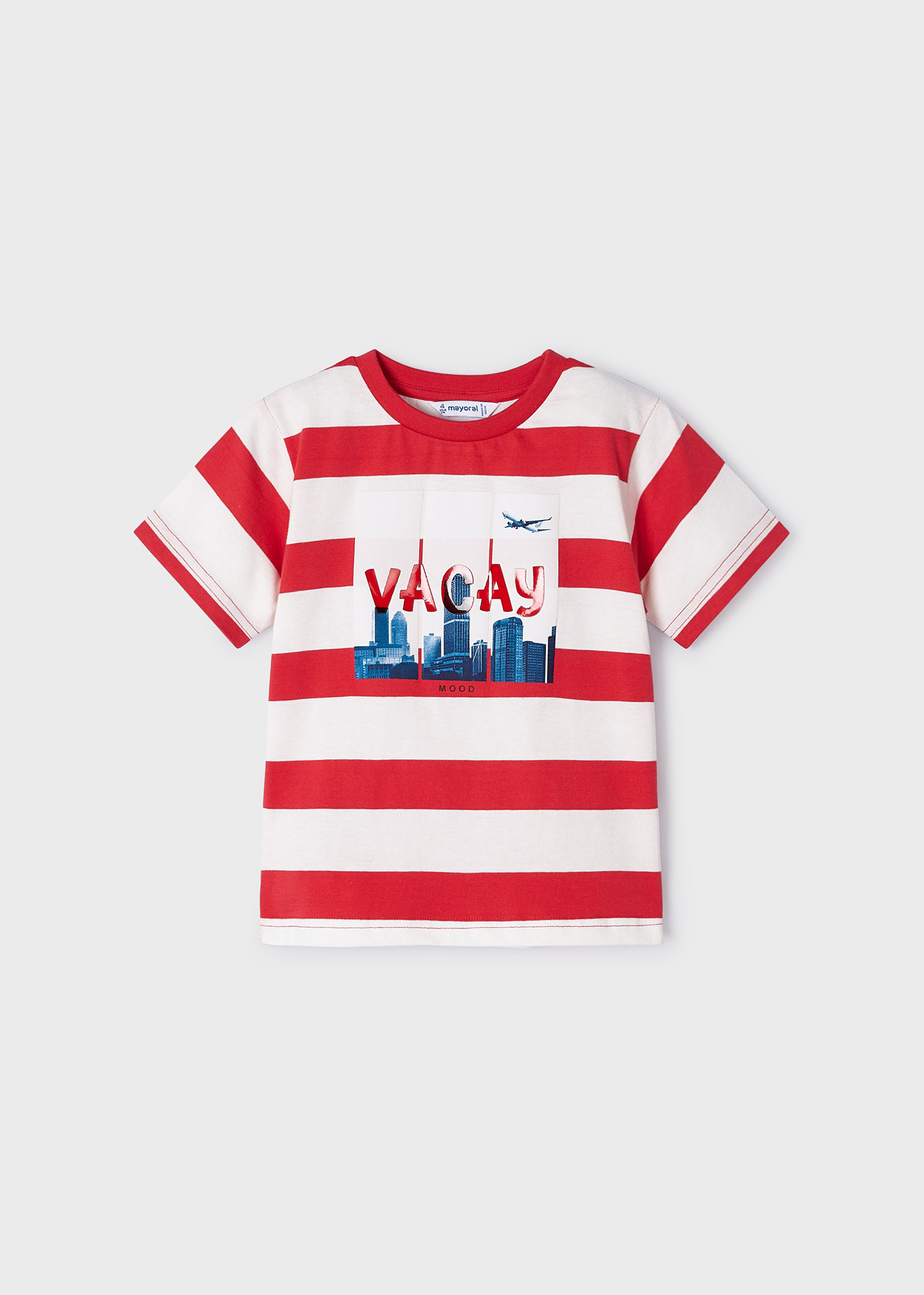 Camiseta listrada Better Cotton Riviera para meninos