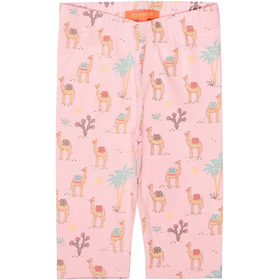 Staccato Caprileggings rose gemustert