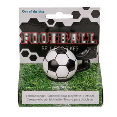 Out of the Blue Metall-Klingel für Fahrräder, Fußball