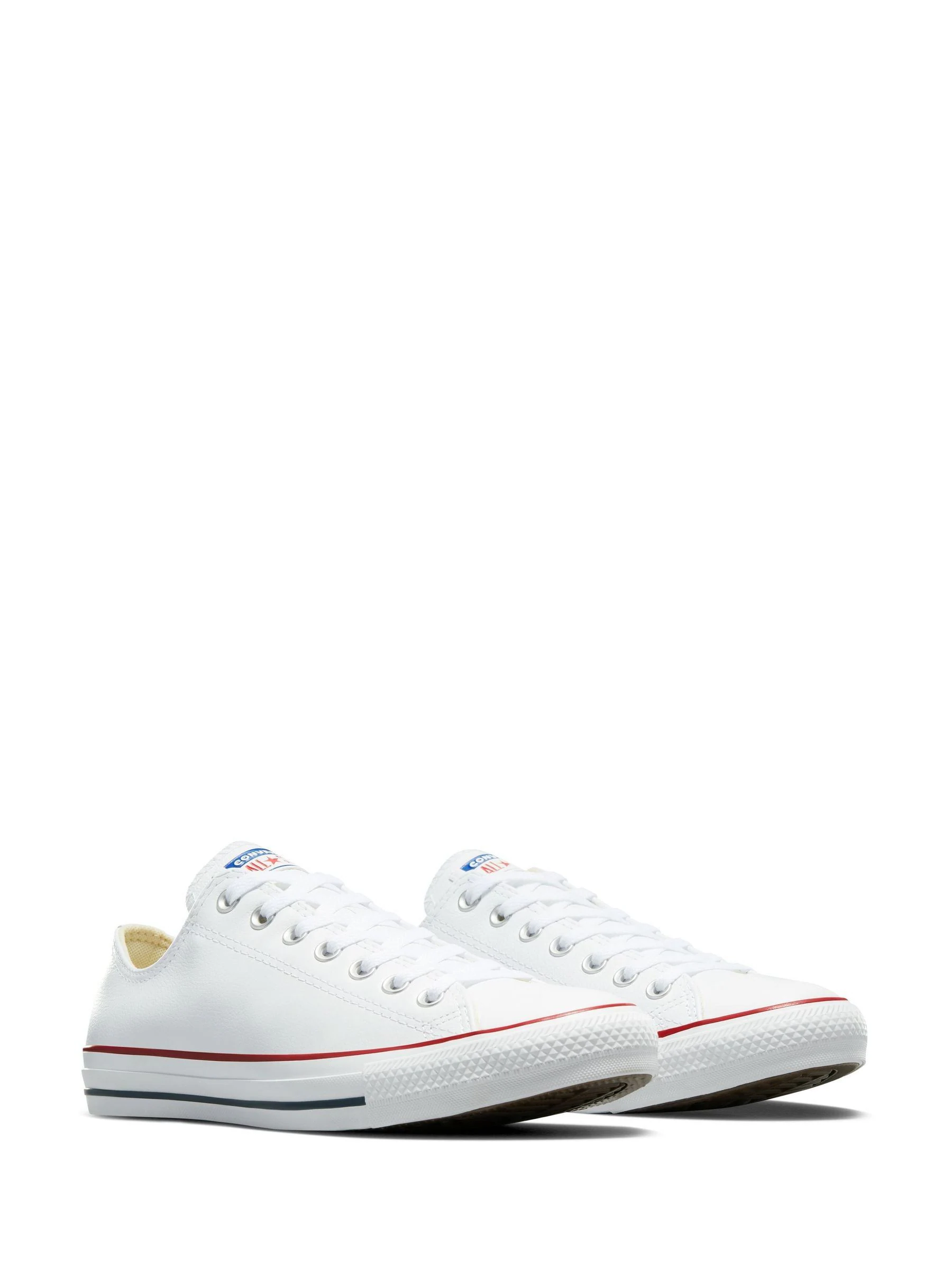 Wit - Converse witte leren Chuck Ox sneakers