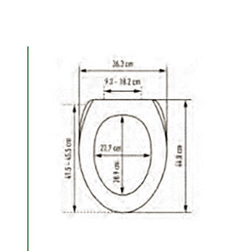 diaqua WC-Sitz Heart mit Absenkautomatik