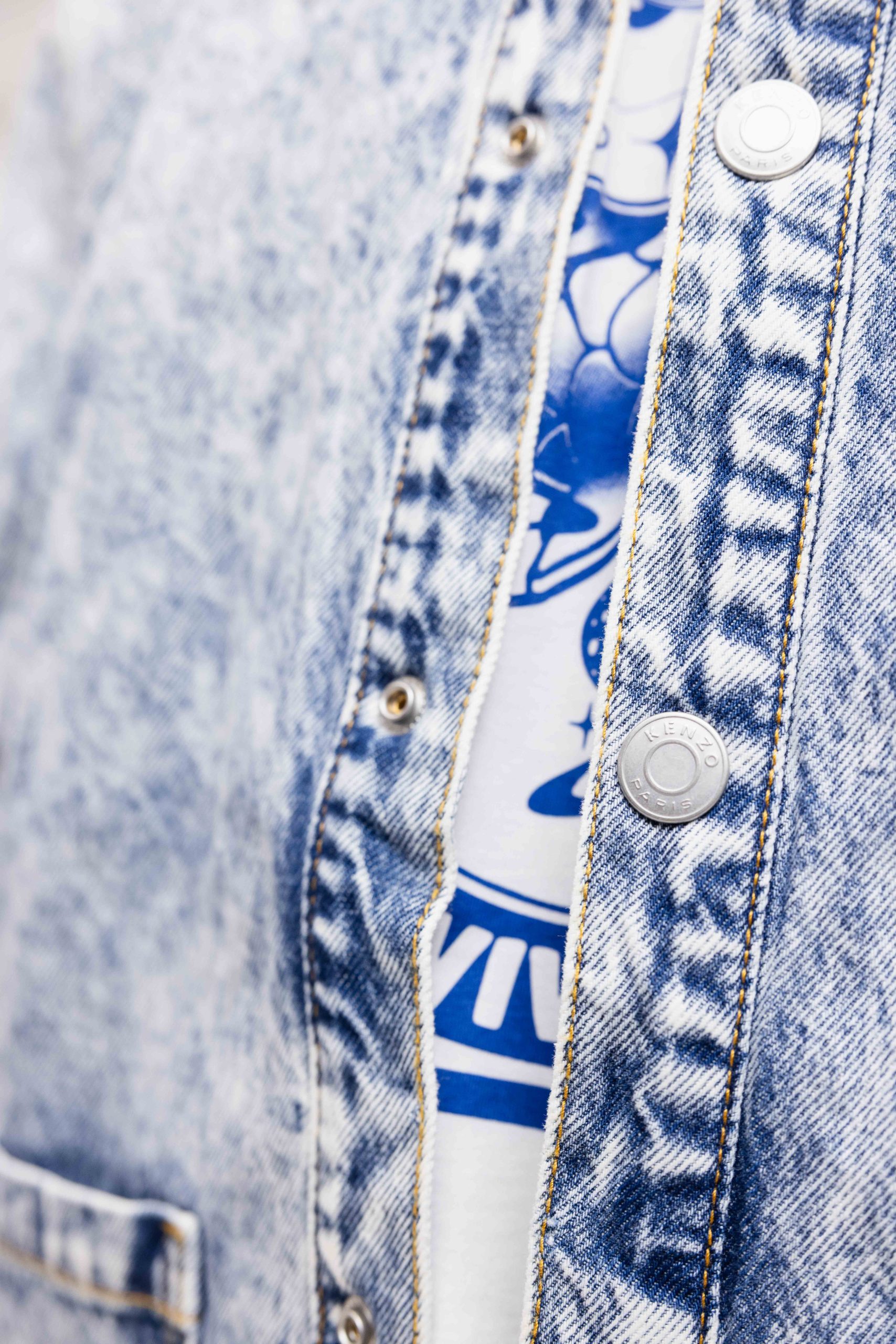 Kenzo Cosmic Fun Reversible Jack Kids Blauw