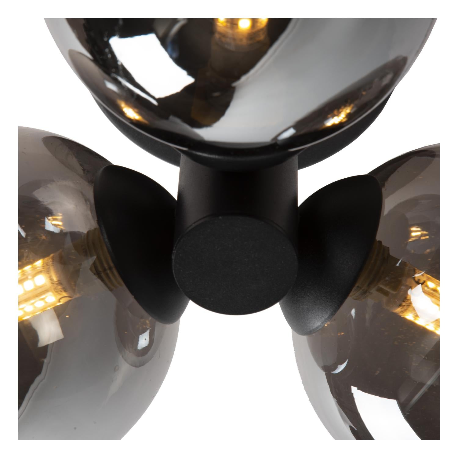 Trudy 3 plafondlamp Ã28 badkamer IP44 zwart