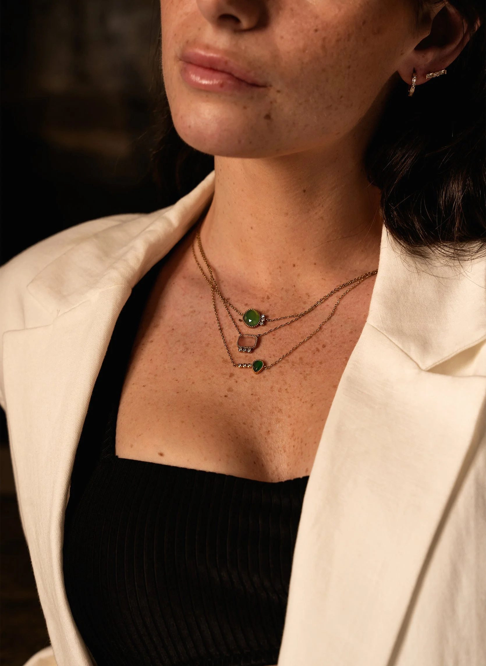 TRIVIA - Collier chaîne trivia | Gris