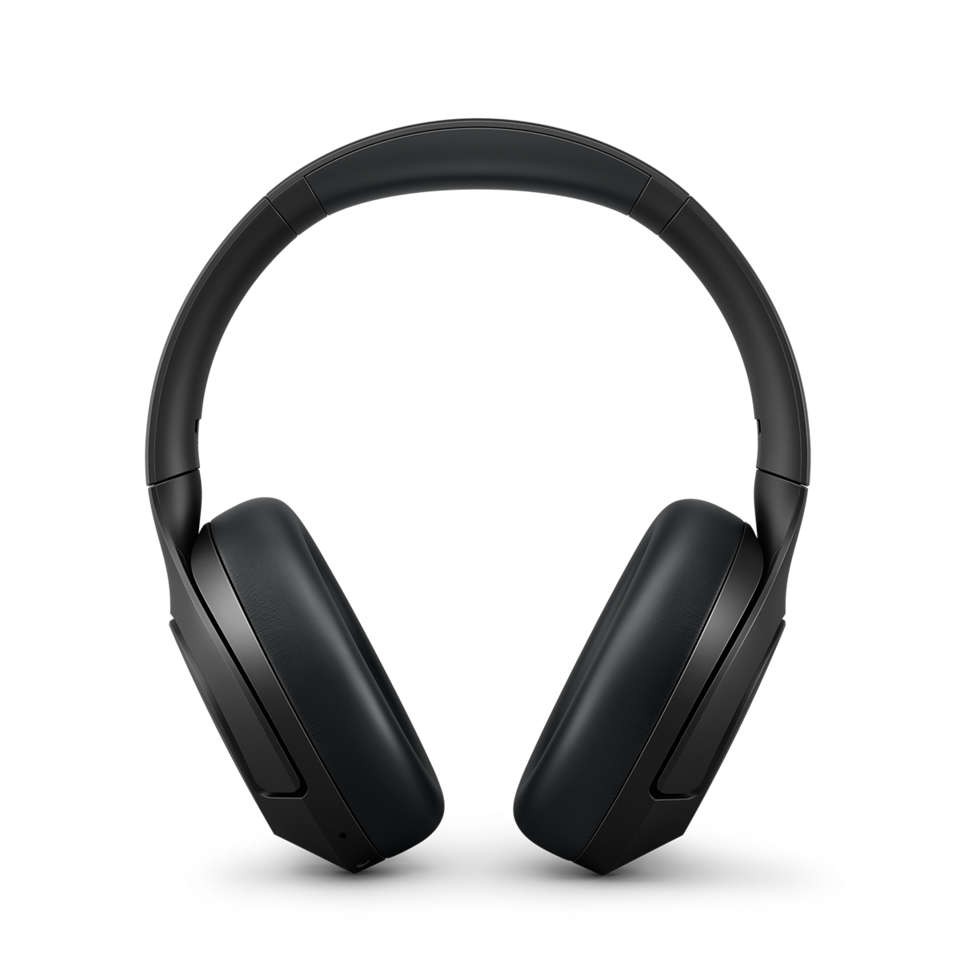 PhilipsAudio - TAH8506BK ANC Over Ear Bluetooth Headphones - Black