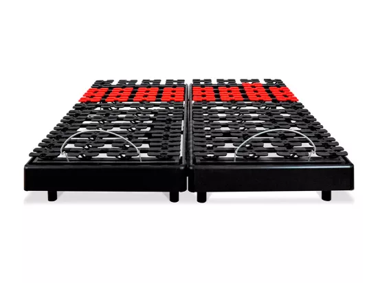 BELLECOUR LITERIE | Jeu de 2 sommiers électriques SUPERFLEX 160x200 cm | Plots