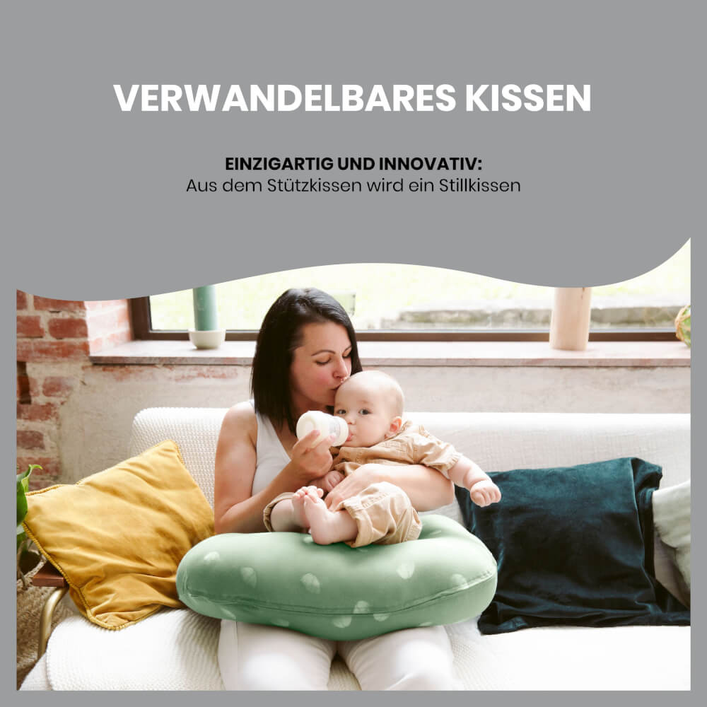 B.Love 2-in-1 Stillkissen Wind Green