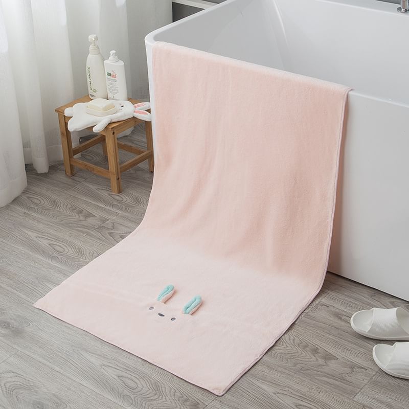Porcini - Cartoon Coral Fleece Haarhanddoek (Diverse Ontwerpen)
