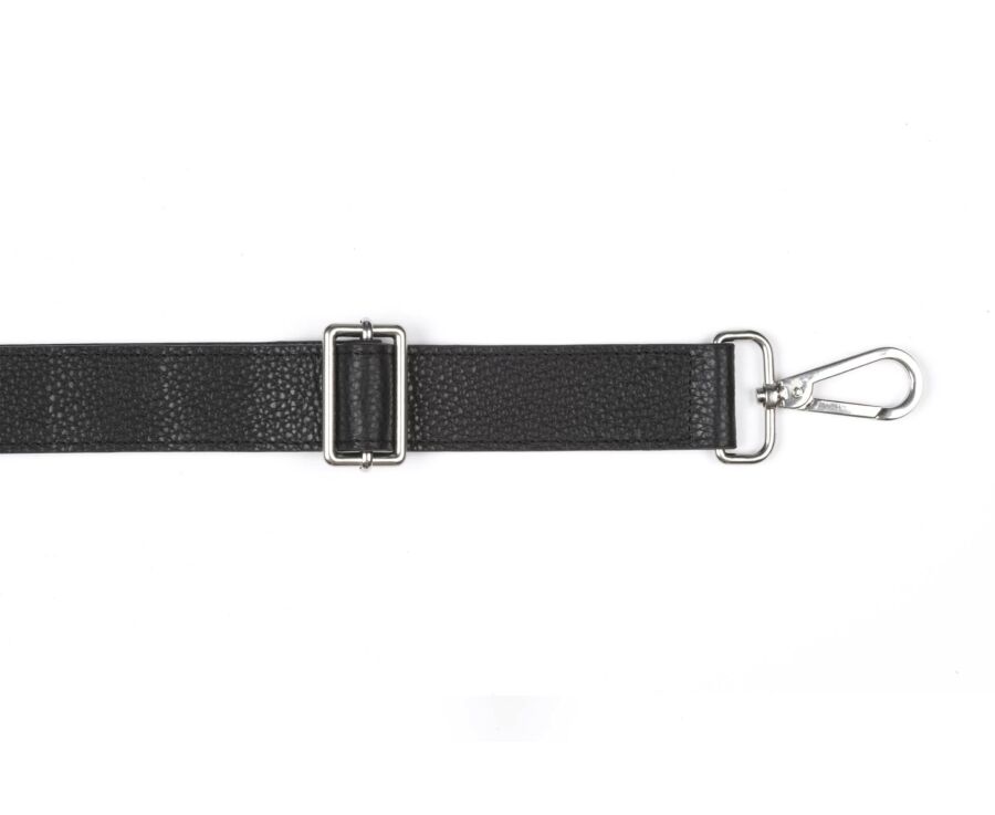 Cartable homme cuir avec bandoulière Noir Grainé - KARLINGTON III