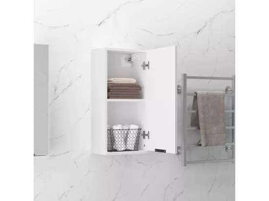 Armoire de salle de bain murale Blanc 32x20x67 cm