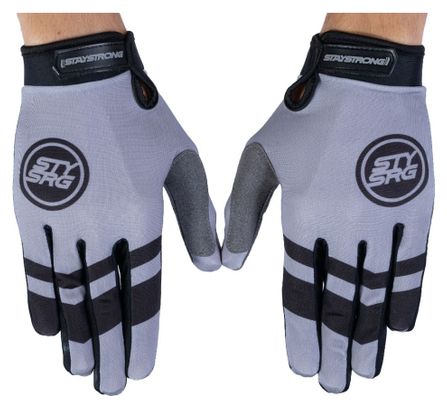Paire de Gants Enfant Stay Strong Chevron Gris