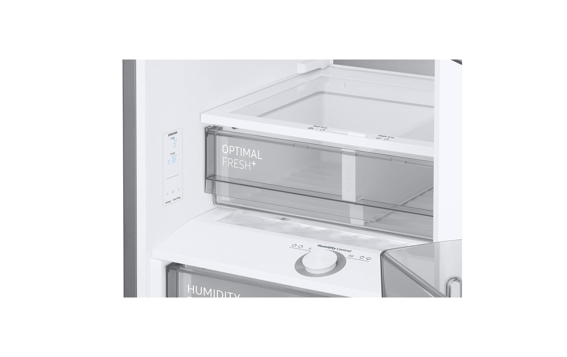 Kühl-Gefrierkombination RB38C7B6A39/WS Rechts<br>Freistehendes Kombigerät mit Kühlschrank oben und Gefrierschrank unten