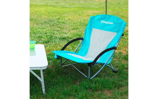 KingCamp Beach Chair bequemer Faltstuhl mit Liegestuhl-Komfort