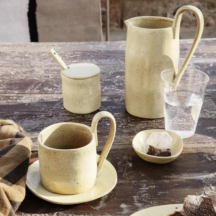 Ferm Living - Flow Teller, Ø 15 cm, schwarz