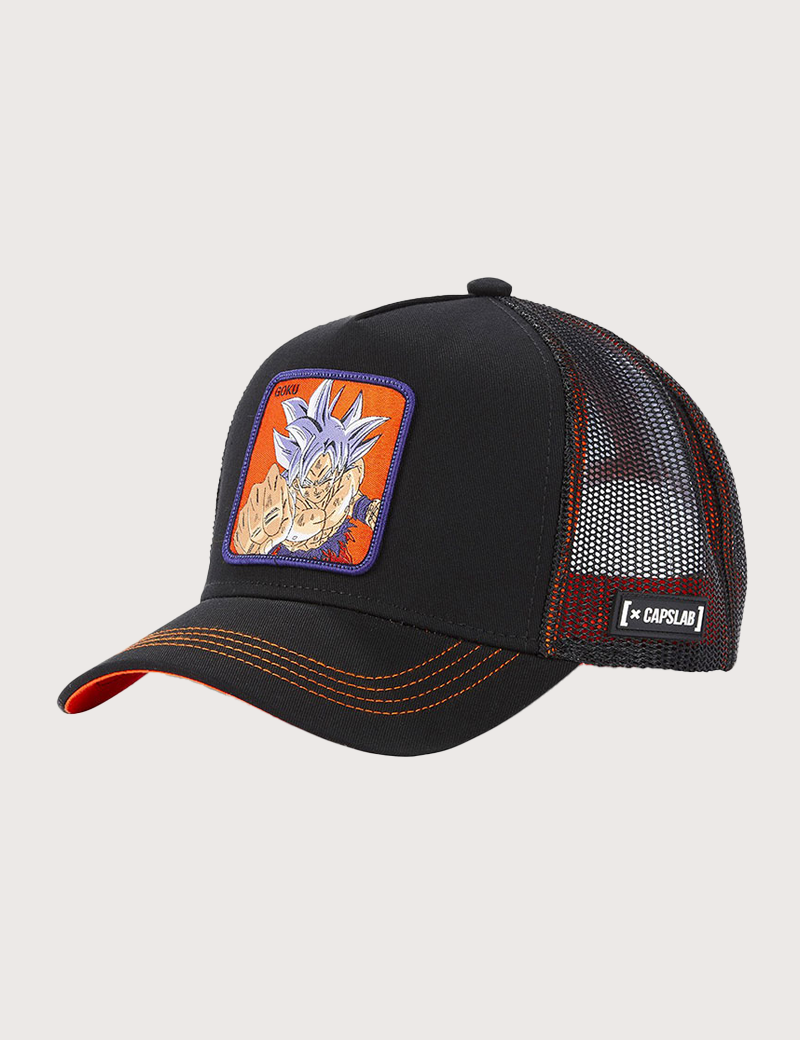 CAPSLAB CASQUETTE ADULTE TRUCKER GOKU ULTRA NOIR